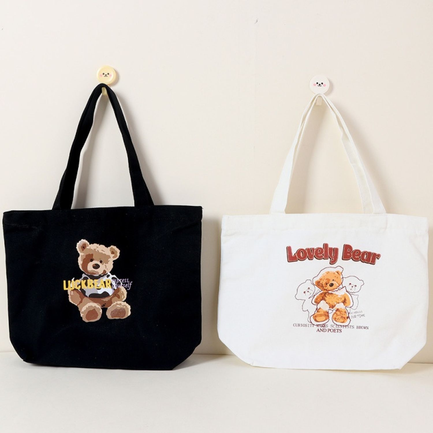  Lucky Bear Large Canvas Bag