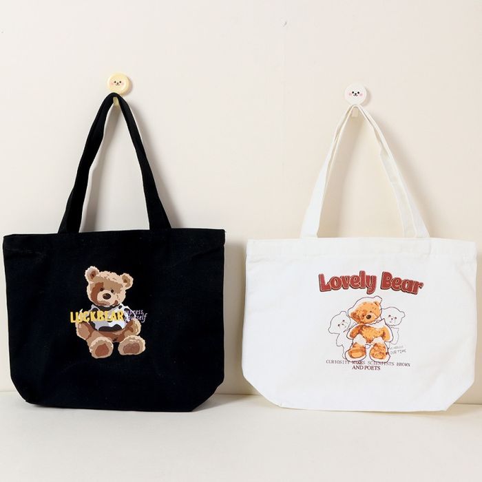  Lucky Bear Large Canvas Bag