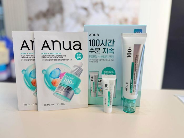 Anua PDRN + Hyaluron 100 Moisturizing Cream 60ml +20ml+🎁sheet mask 2