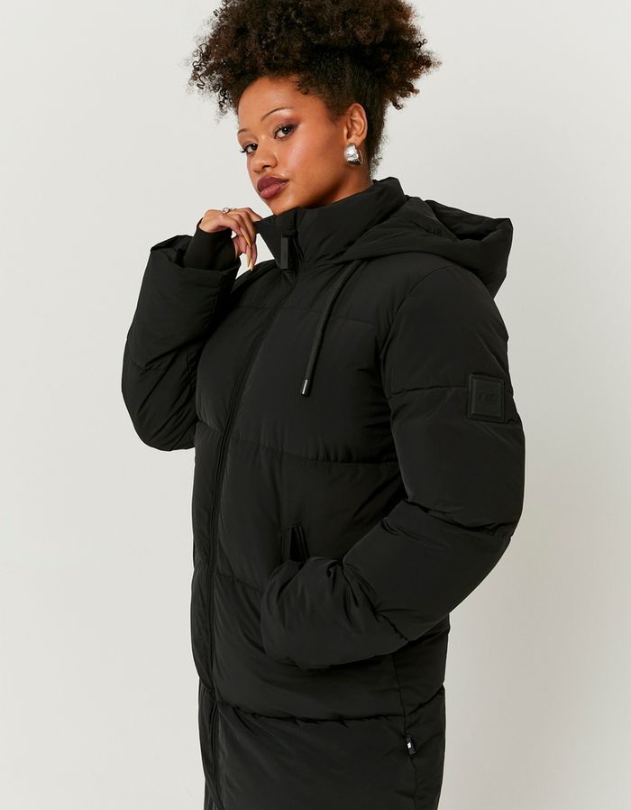 Black Long Padded Jacket