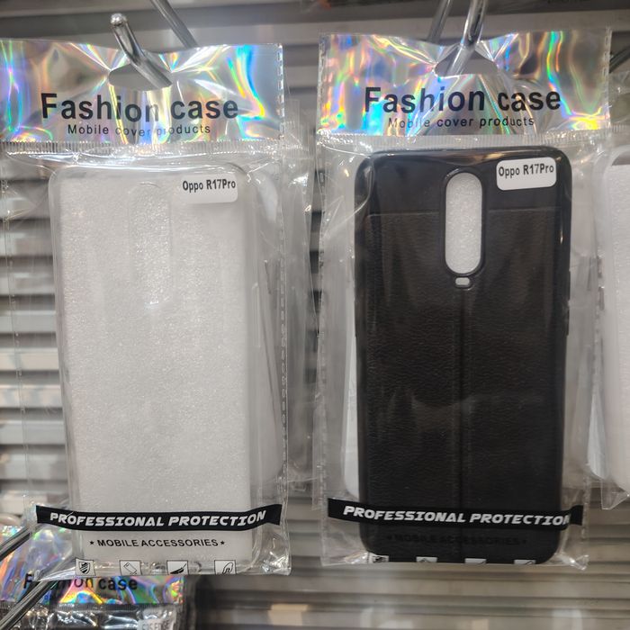 Oppo R17 Pro Өнгөгүй & Хар Кэйс 