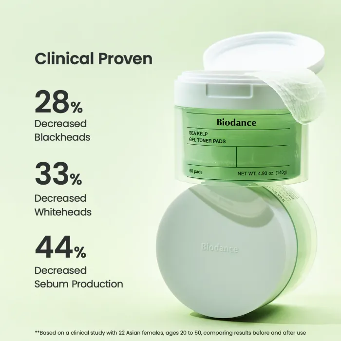 Biodance Sea Kelp Toner pads 60pcs