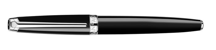 Caran d'Ache LÉMAN™ EBONY BLACK Silver Rhodium-plated Rollerball pen 