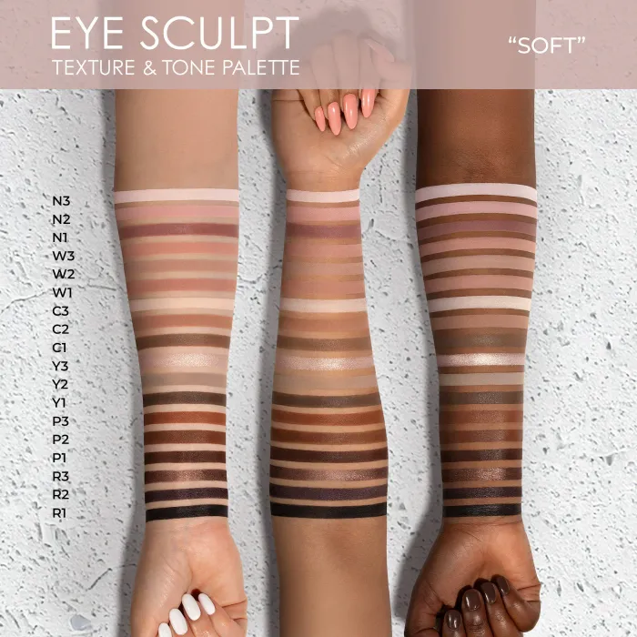 NATASHA DENONA  Eye Sculpt Texture & Tone Eyeshadow Palette Soft
