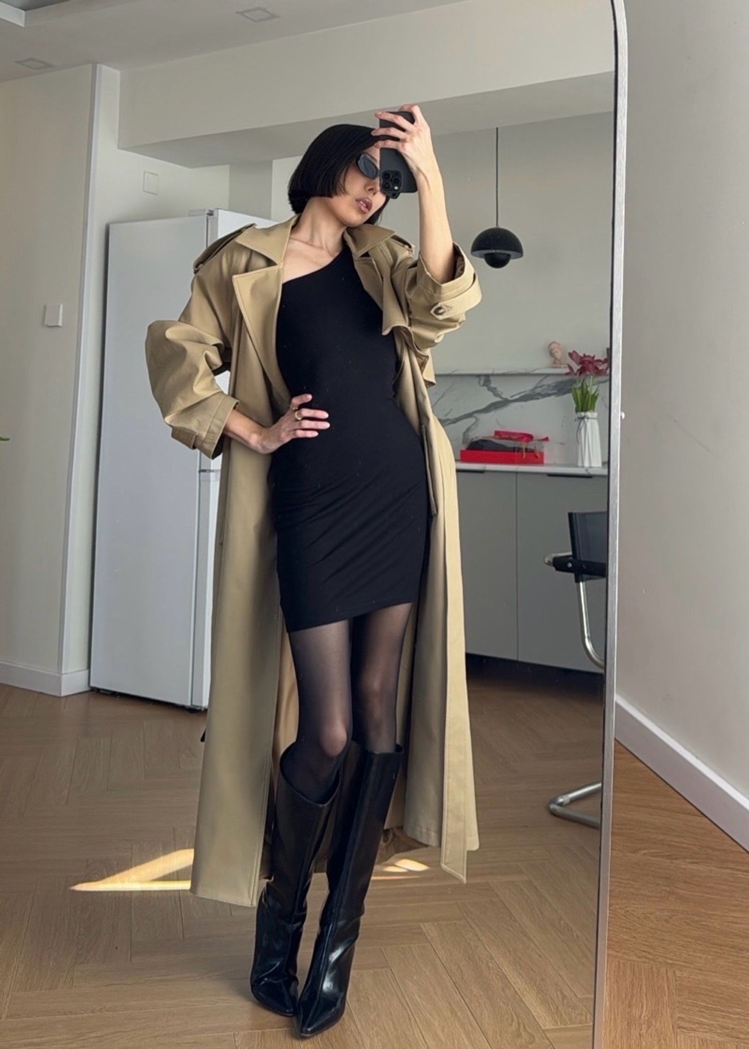 Classic Long Trench Coat