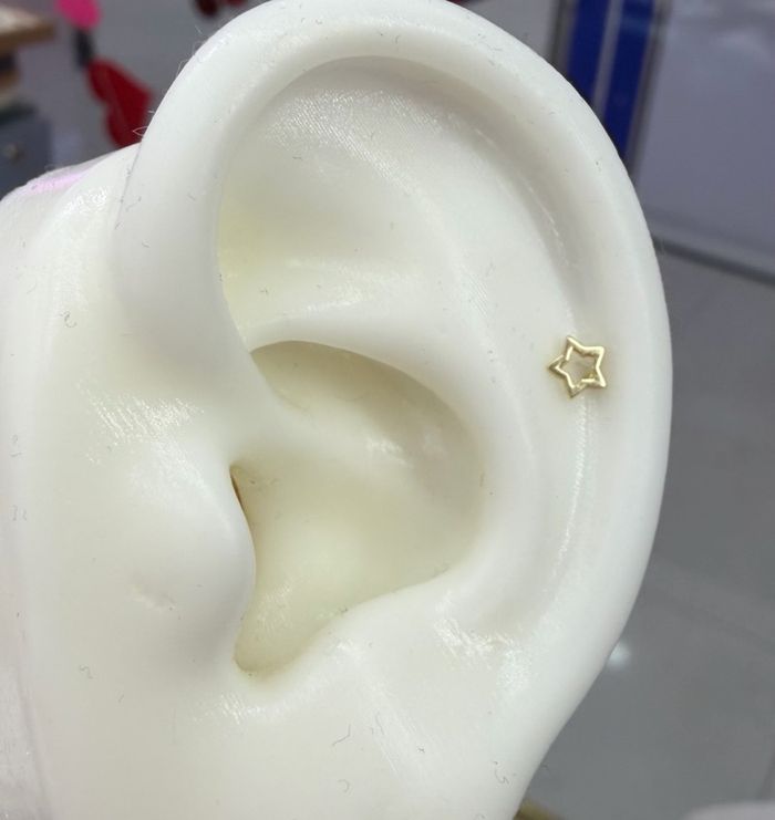 Монет одтой piercing 14k