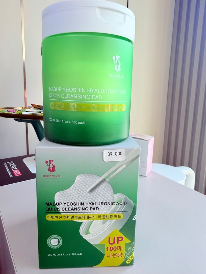 Mabup Yeoshin Hyaluronic Acid Quick Cleansing Pad