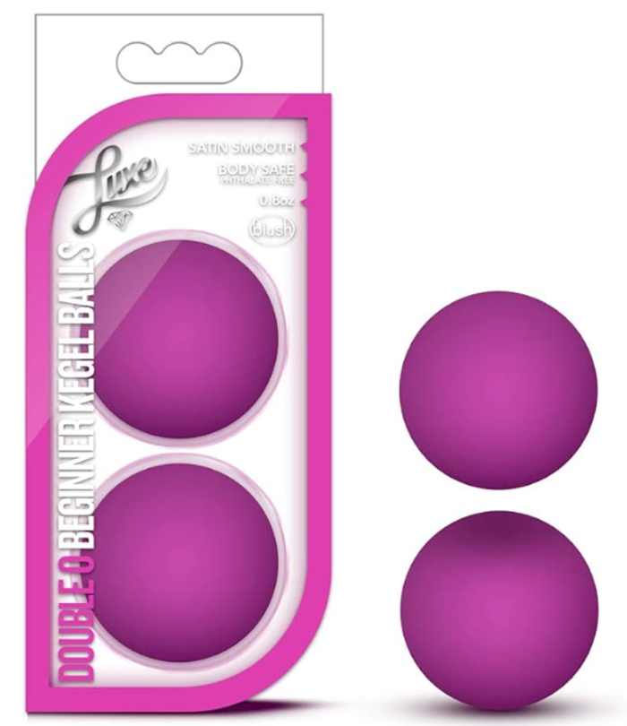 Blush Novelties Luxe, Double O Beginner Kegel Balls, Pink