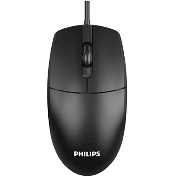 Philips 2000 Series Wired Optical Mouse - Black