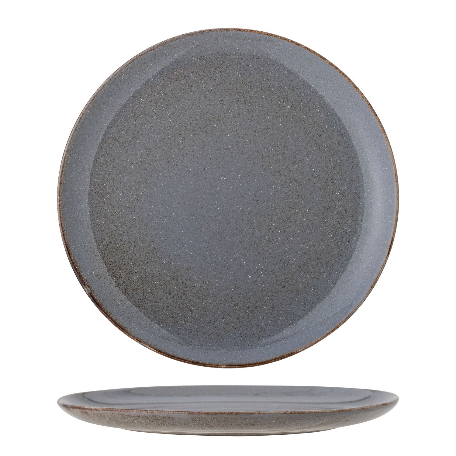 Чулуун хийцтэй хоолны таваг /Grey/