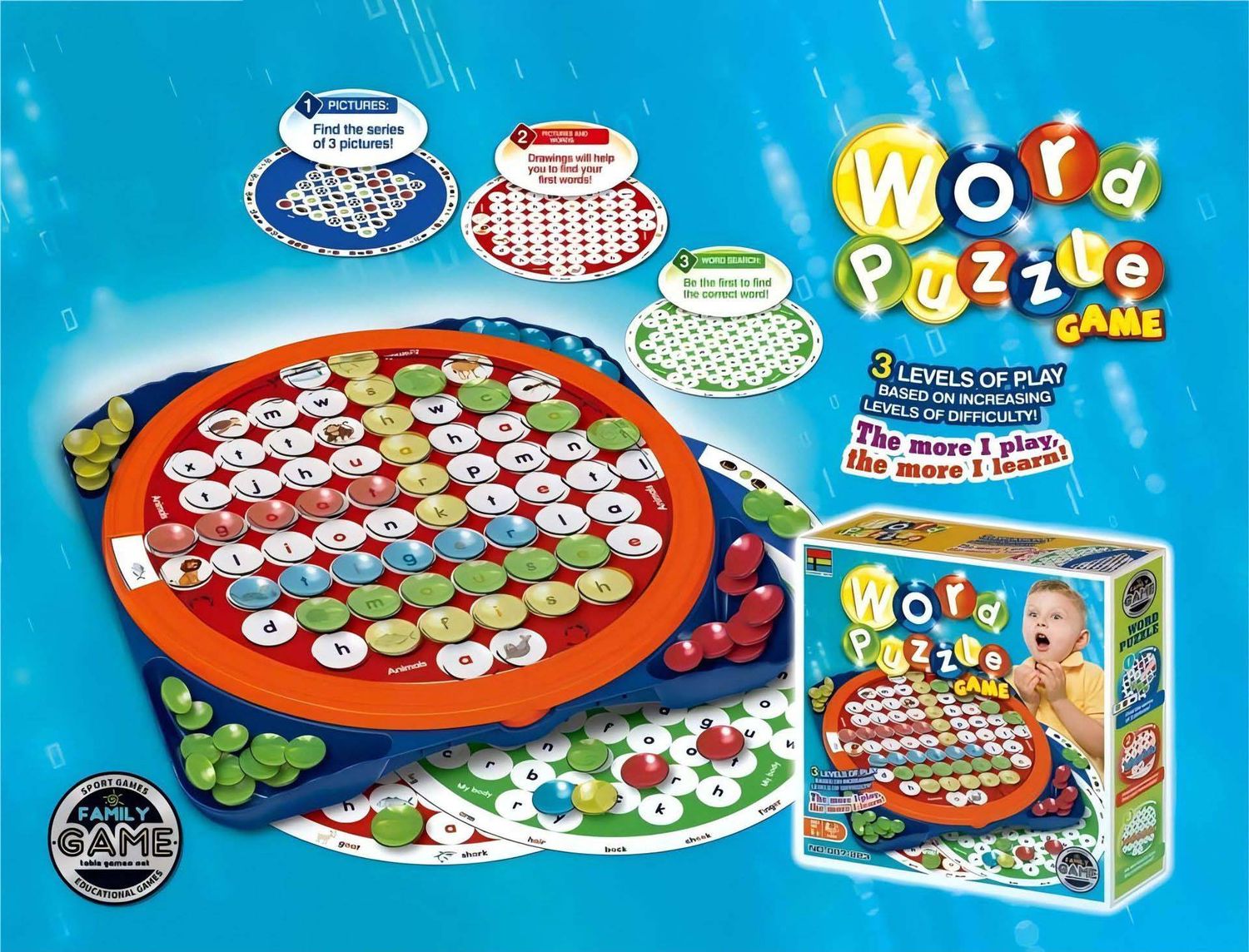 Word puzzle game