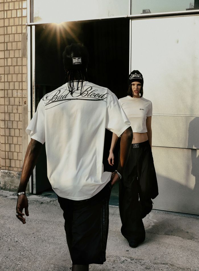 Dark Classic Logo T-Shirt - White