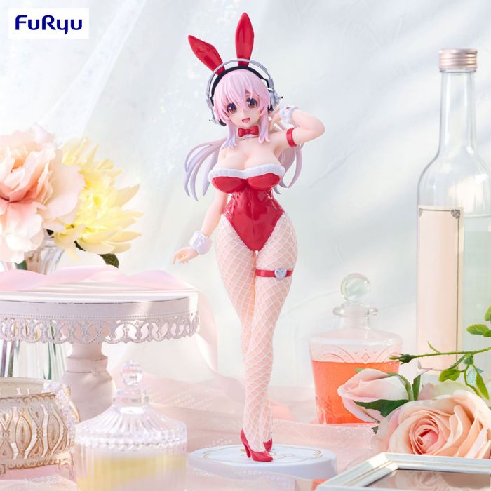 Super Sonico - BiCute Bunnies Figure Red Color Ver.
