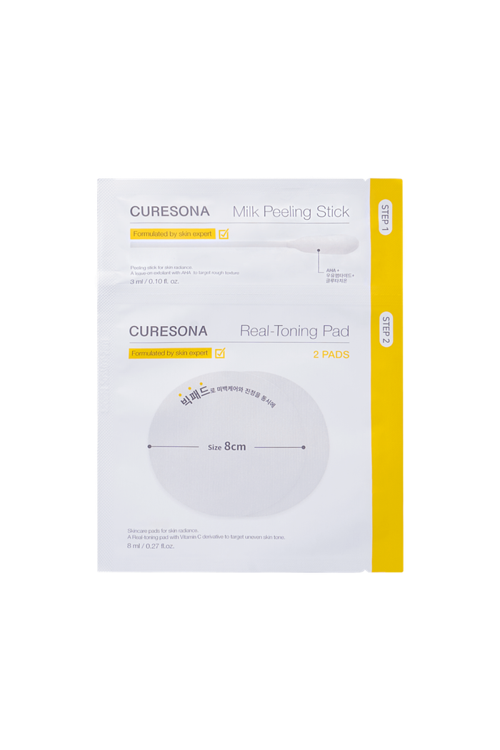 Milk Peeling Stick & Real-Toning Pad