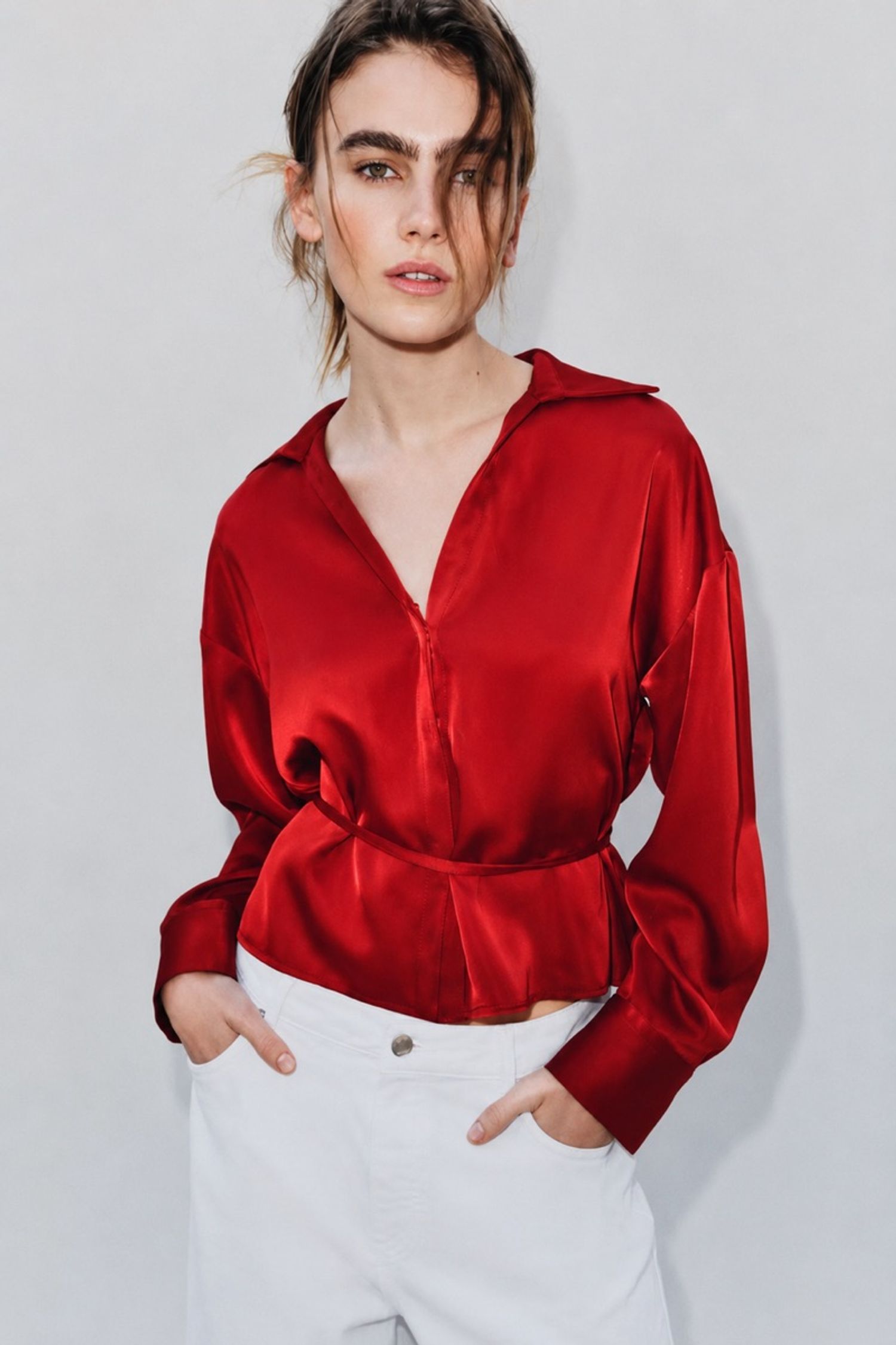 zara silk uyatai koft(ulaan)