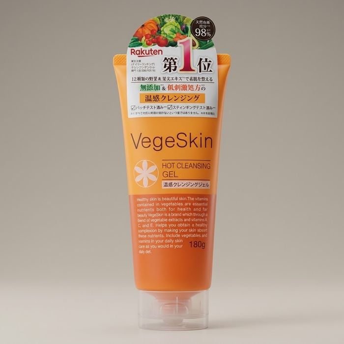 Vege Skin дулаардаг будаг арилгагч гель 180 г