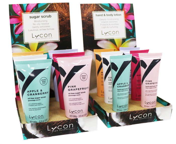 MINI HAND AND BODY LOTION DISPLAY BOX