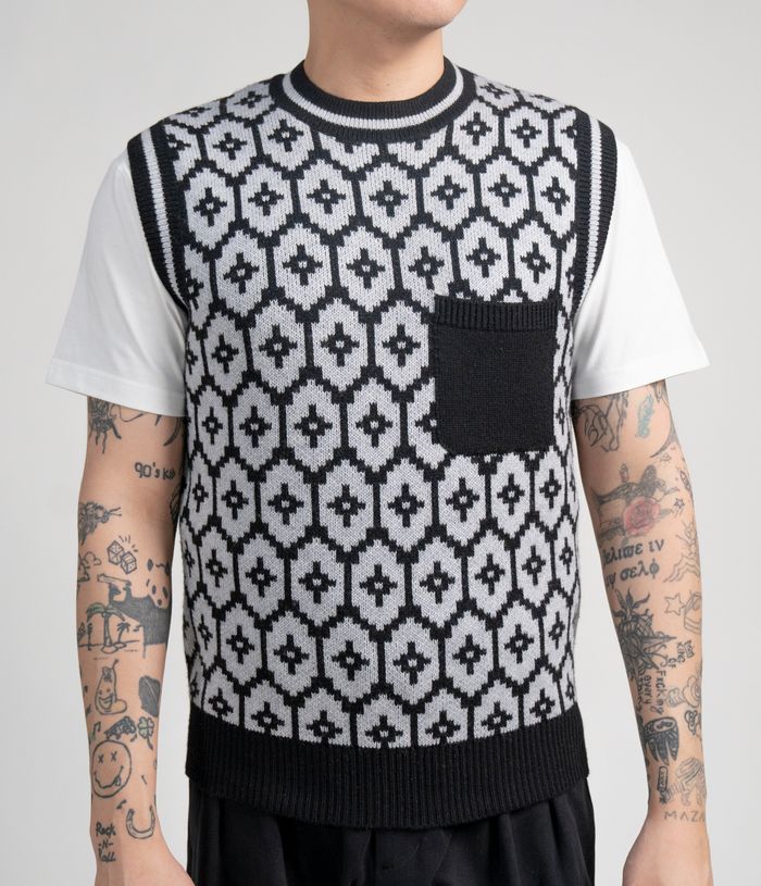 Хээтэй жакард майк халаастай