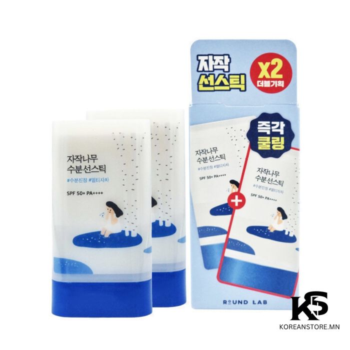 Round lab Sunscreen stick 19g (1+1)