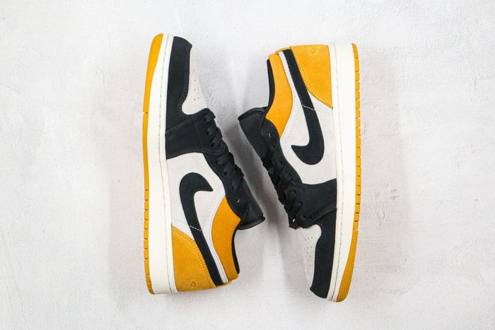 Jordan 1 Low Sail University Gold Black