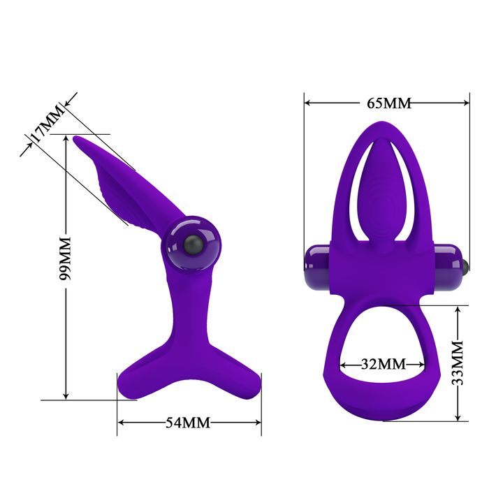 Vibration cock ring