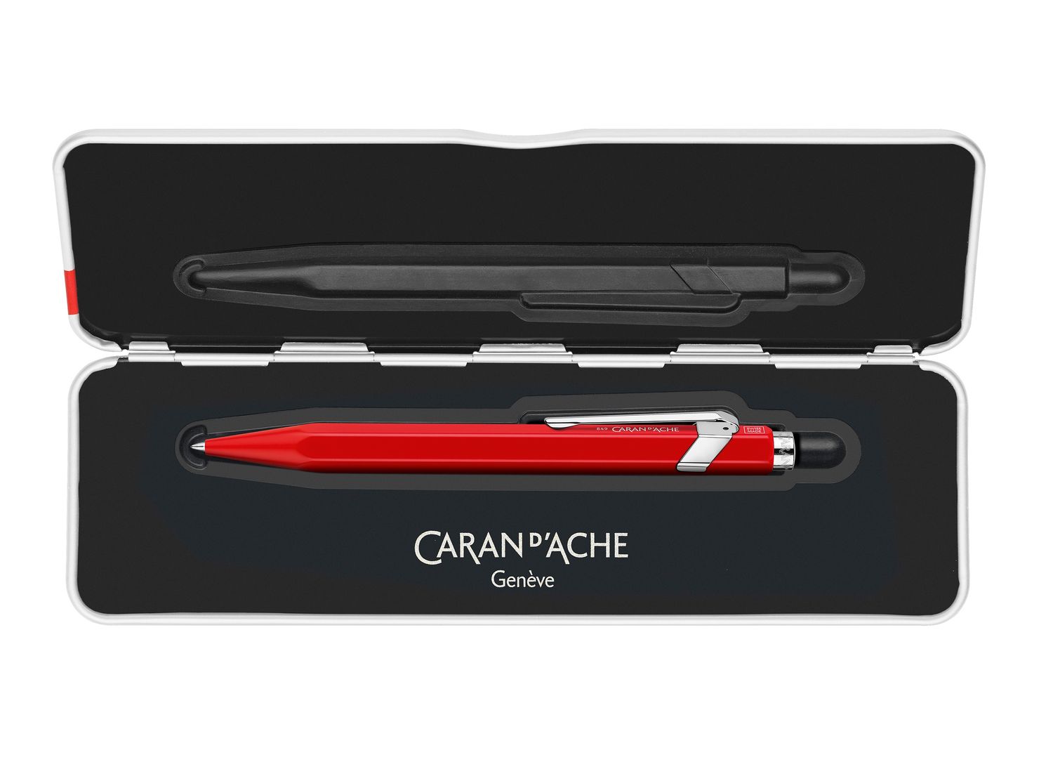Caran d'Ache 849 "GIFT LINE ROLLER" Collection Red