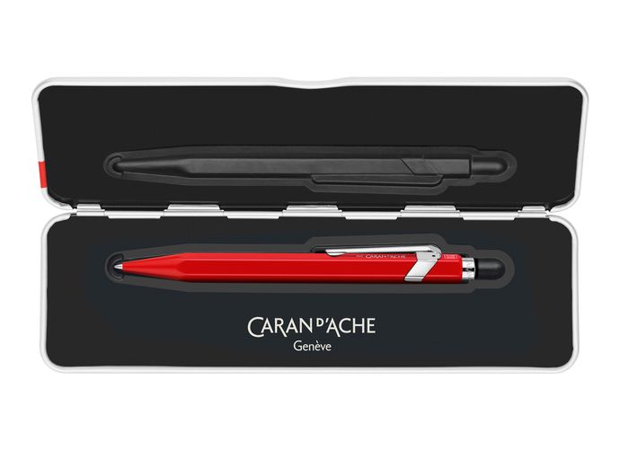 Caran d'Ache 849 "GIFT LINE ROLLER" Collection Red