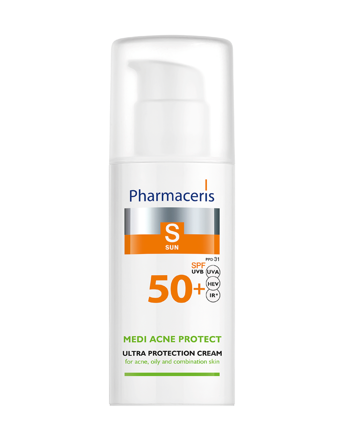 S. Medi Acne Protect SPF 50+ тослог, батгатай арьсны нарны хамгаалалтын тос