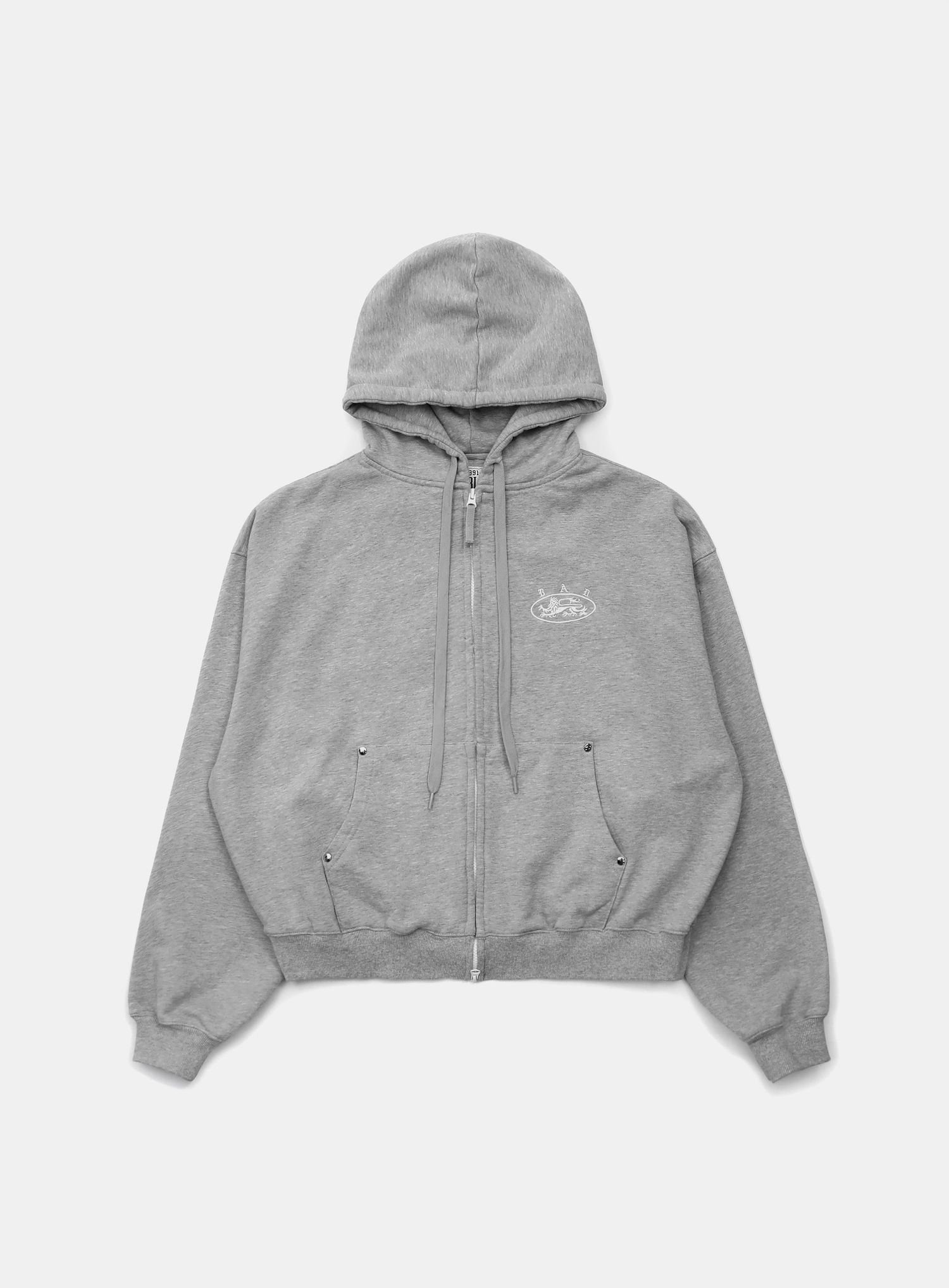 Mystic Capsule Hooded Zip-Up - Grey