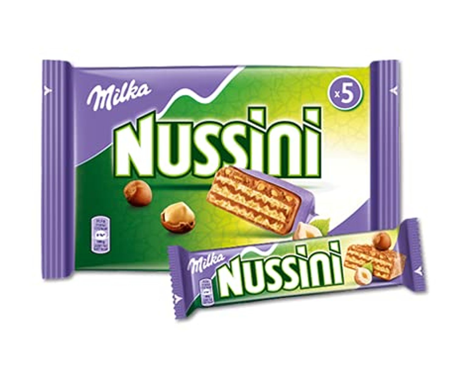 Печень Milka Nussini 5ш-тэ 100гр