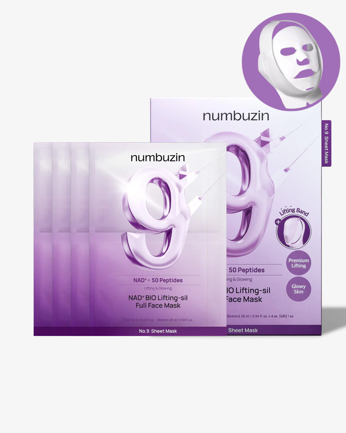 NUMBUZIN No9 NAD+BIO Lifting-sil Full Face Mask 1ш