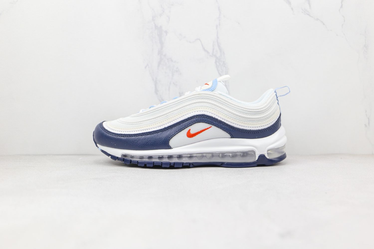 Nike Air Max 97 White Midnight Navy 