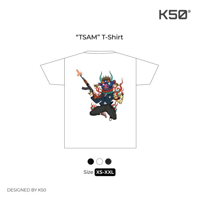 Tsam (God of CS2) T-Shirt / White 