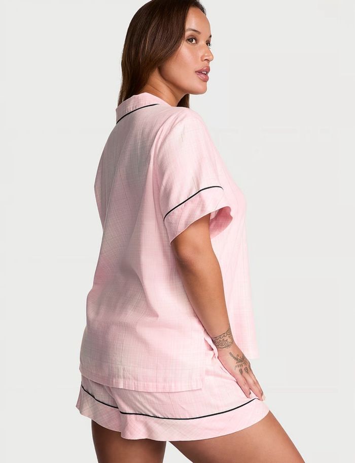 Flannel Short Pajama Set