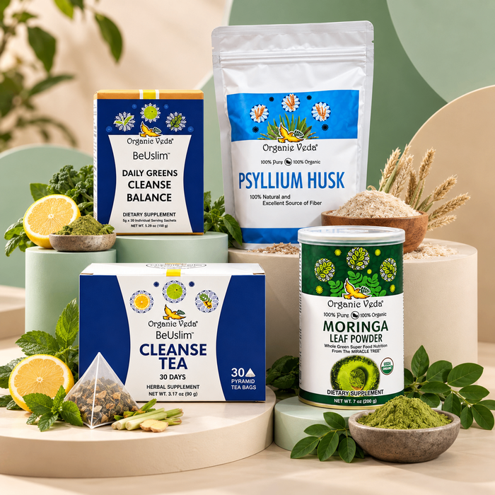 Organic Veda Fiber Cleanse & Weight Balance Bundle
