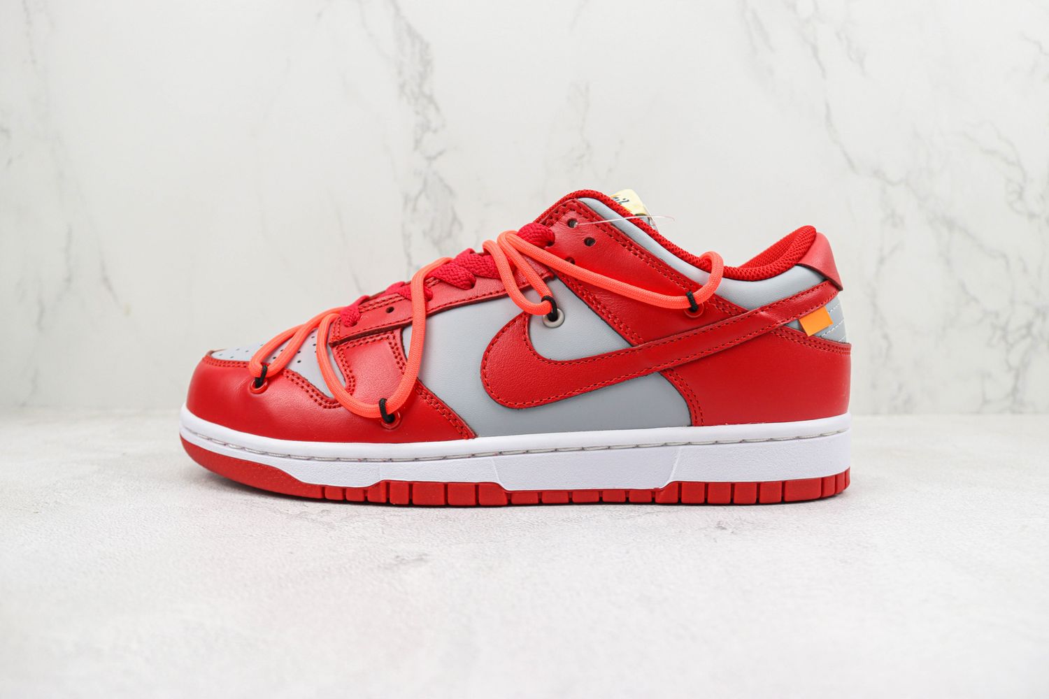 Nike Off-White x Dunk Low 'University Red'