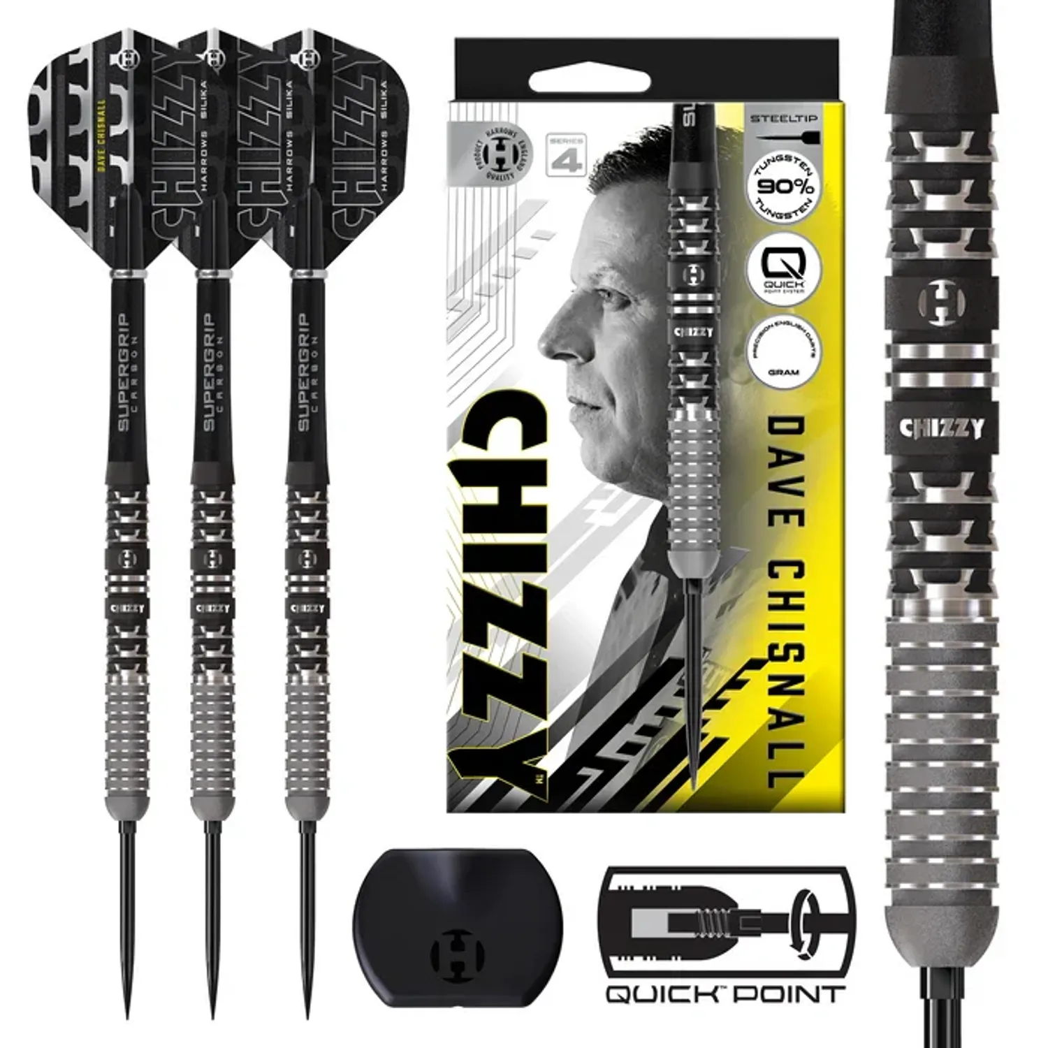 HARROWS Chizzy 90% Series 4 Quick Point Darts