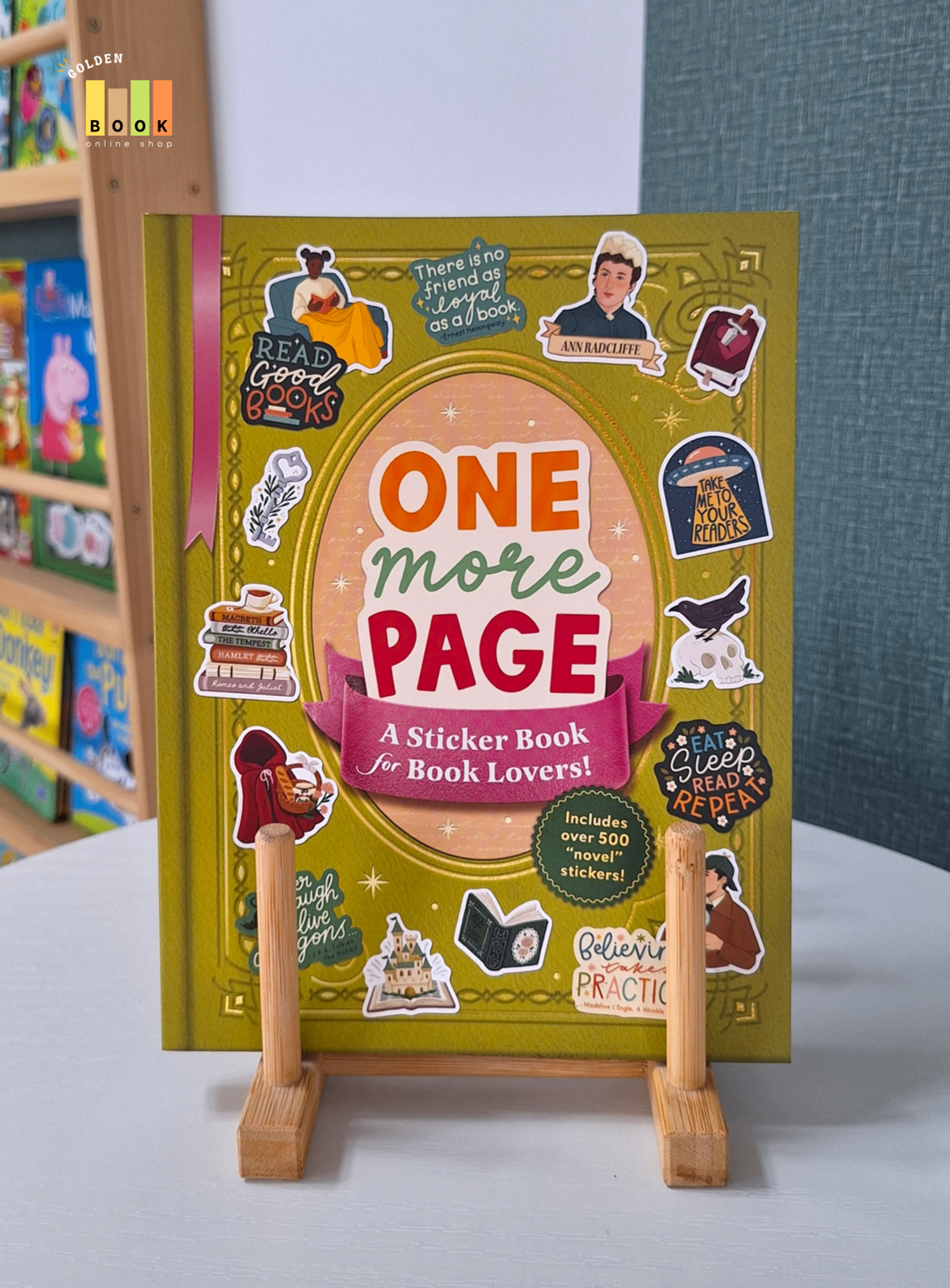 One More Page: A Sticker Book for Book Lovers!