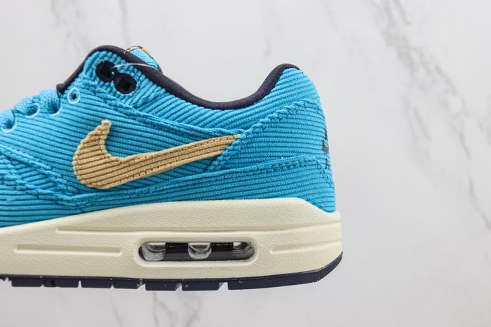 Nike Air Max 1 Corduroy Baltic Blue Sesame Gridiron Sail