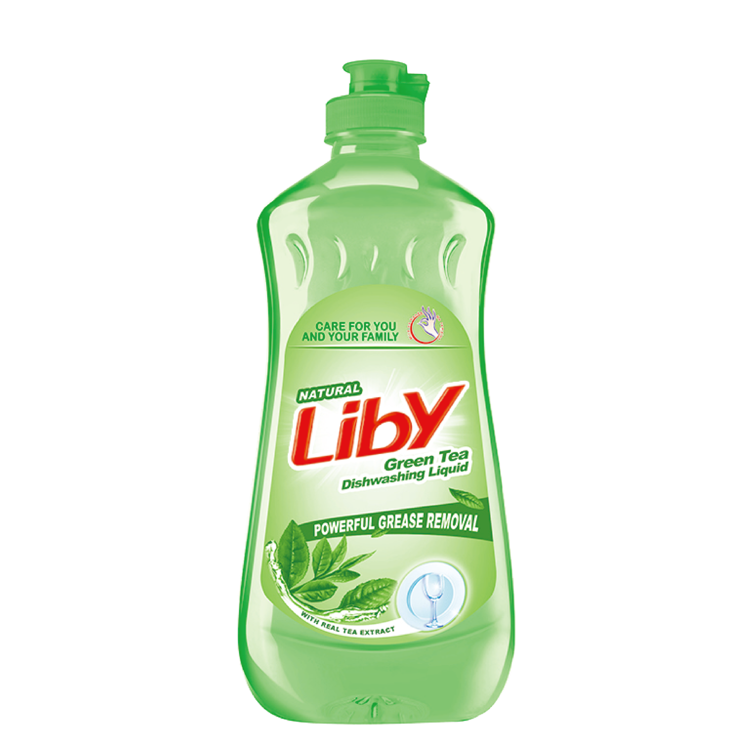 LIBY Ногоон цайтай аяга таваг угаагч 460мл