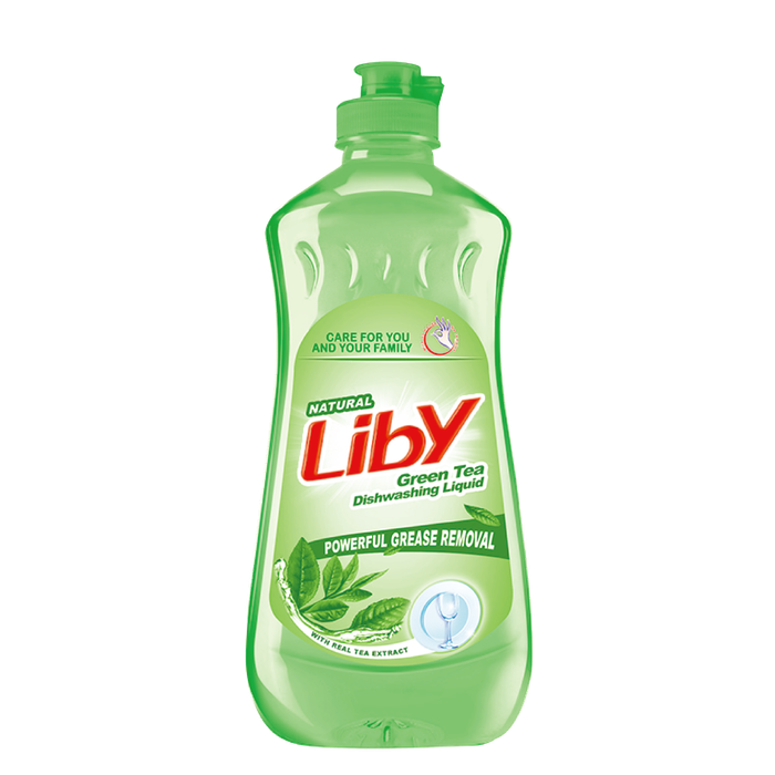 LIBY Ногоон цайтай аяга таваг угаагч 460мл