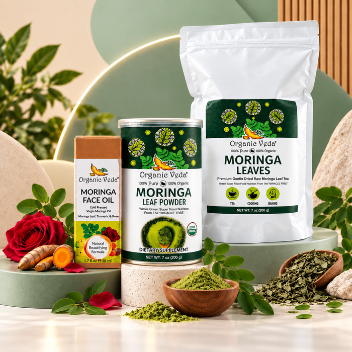Organic Veda Moringa Inside & Out Bundle