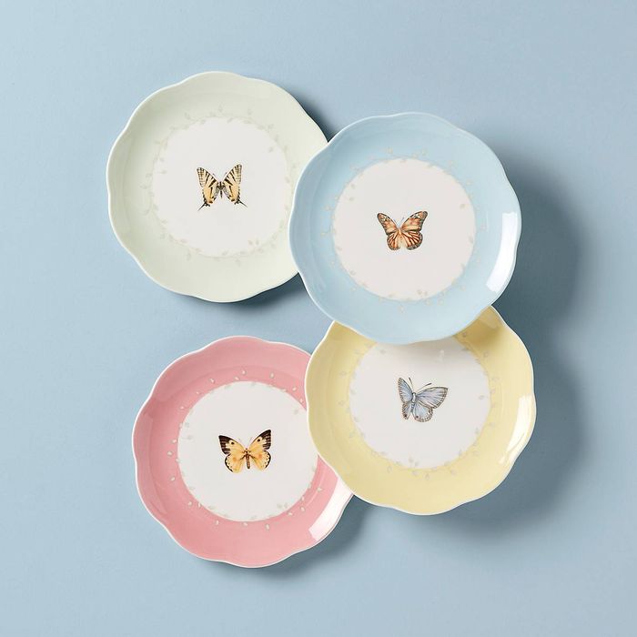 BUTTERFLY MDW DW DESSERT PLATE S/4