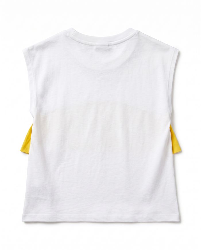 JERSEY TAFFETA T-SHIRT