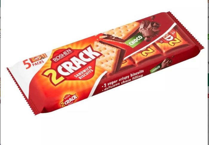 Печень Roshen 2Crack 190гр 