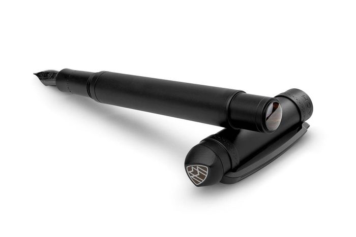 MAYBACH Fountain pen - 18 K solid gold nib in  M  Night Edition Matte black