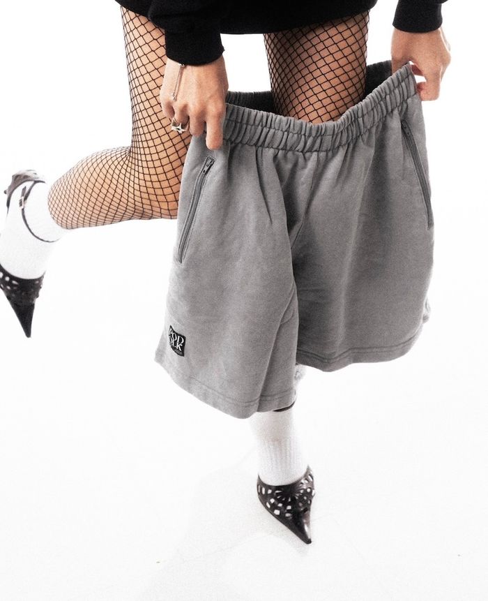 Light grey short
