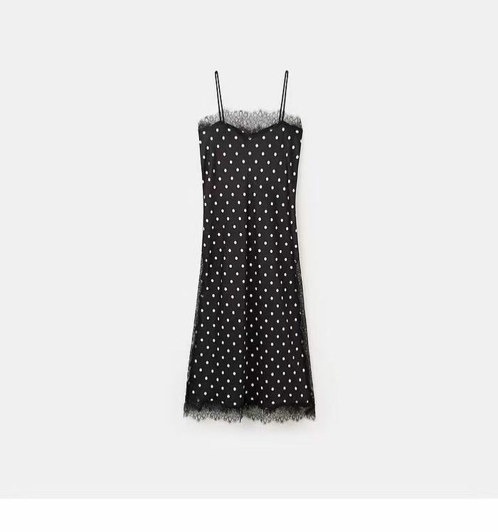 Zara silk dotted plaj
