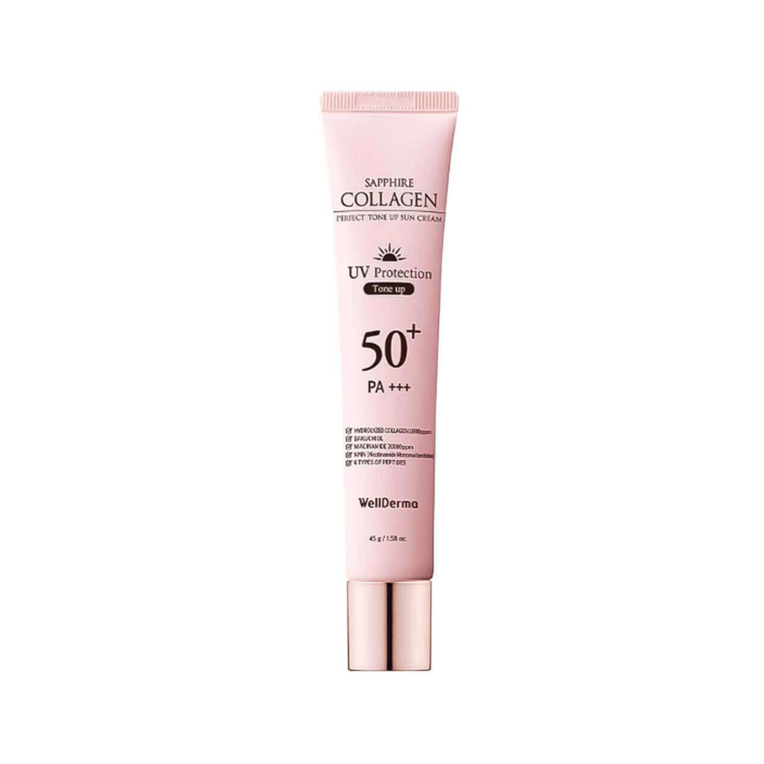 WELLDERMA SAPPHIRE COLLAGEN PERFECT TONE UP SUN CREAM