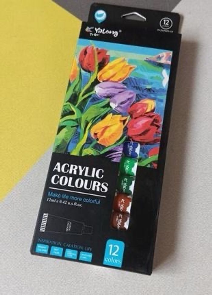 Acrylic colours 12colors